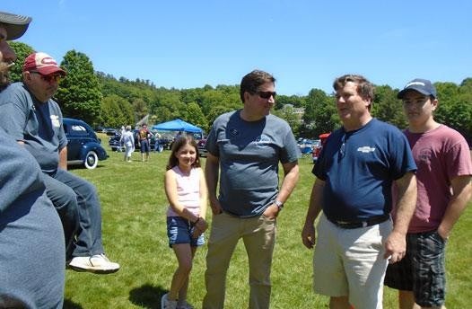 community members at Lion's Club Car Show