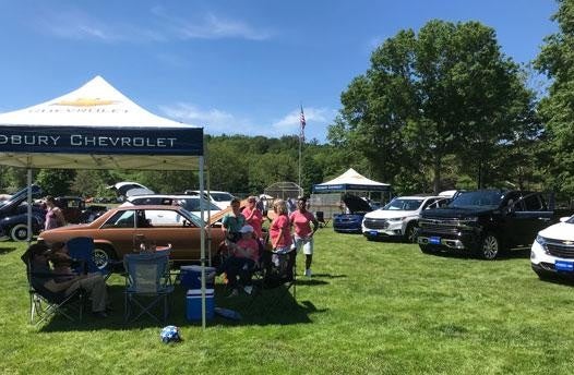 community members at Lion's Club Car Show